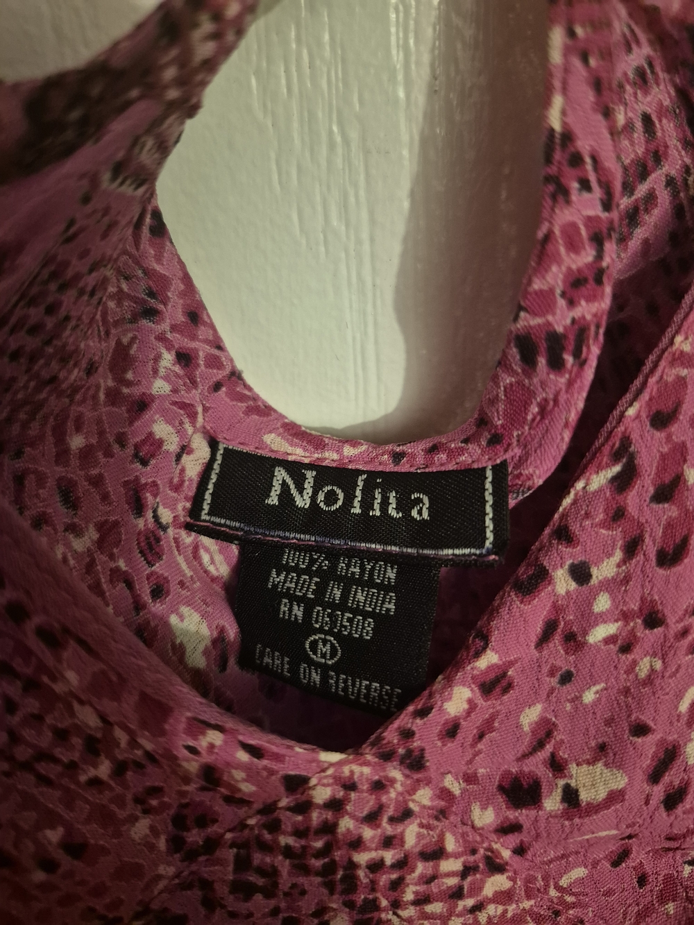 Fitted Pink Snake-Print Maxi Slip Dress - Picture 3 of 5